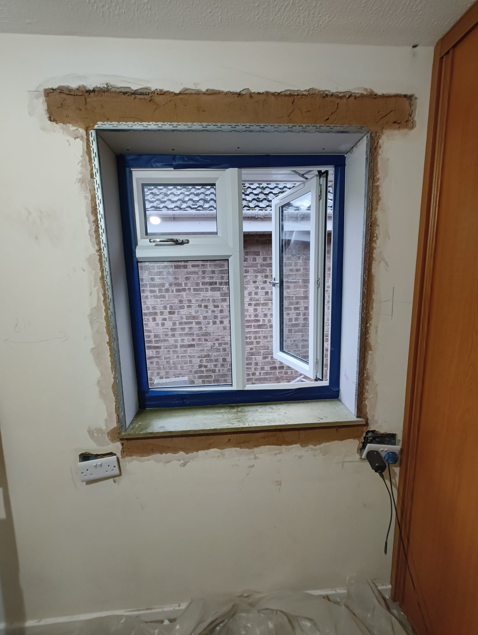 Plastering project
